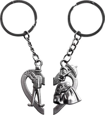 

MGP Fashion Love Heart Couple Gift Key Chain (90) Key Chain(Multicolor)