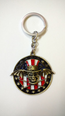 

RB Harley Davidson skull 1 Key Chain(Multicolor)