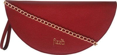 

fizza design studio Casual Maroon Clutch