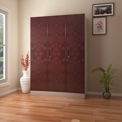 

Godrej Interio Slimline 3 WL Metal Almirah(Finish Color - Copper brown)