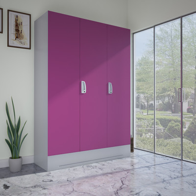 

Godrej Interio Slimline WL Metal Almirah(Finish Color - Textured Purple)