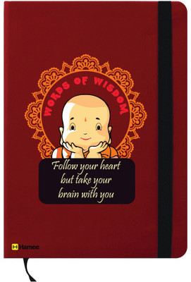 

Hamee A6 Note Book(A6 Notebook Instant Notes Buddha's Word of Wisdom, Red)