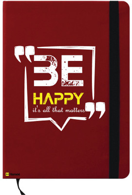 

Hamee A6 Note Book(A6 Notebook Instant Notes Be Happy, Red)