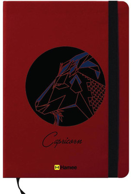 

Hamee A6 Note Book(A6 Notebook Instant Notes Zodiac Sign Capricorn, Red)