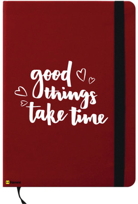 

Hamee A6 Note Book(A6 Notebook Instant Notes Good Things, Red)