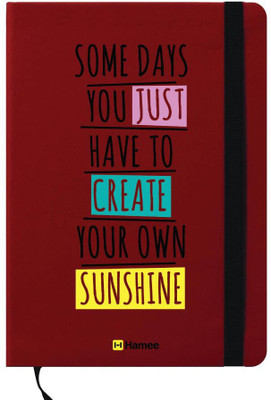 

Hamee A6 Note Book(A6 Notebook Instant Notes Create Your Own Sunshine, Red)