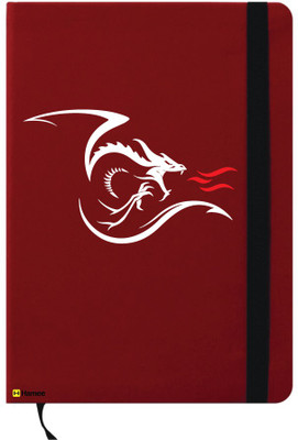 

Hamee A6 Note Book(A6 Notebook Instant Notes Dragon Fire, Red)