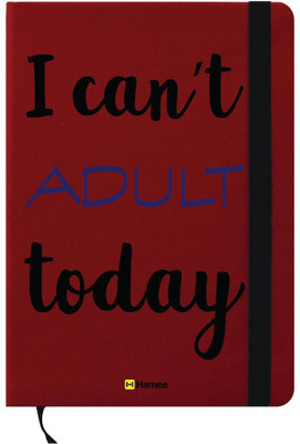 

Hamee A6 Note Book(A6 Notebook Instant Notes Adult, Red)