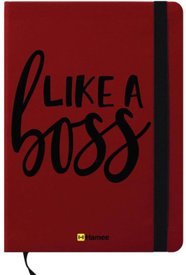 

Hamee A6 Note Book(A6 Notebook Instant Notes Like A Boss, Red)