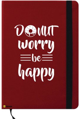 

Hamee A6 Note Book(A6 Notebook Instant Notes Don’t Worry, Red)