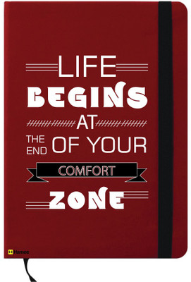 

Hamee A6 Note Book(A6 Notebook Instant Notes Comfort Zone, Red)