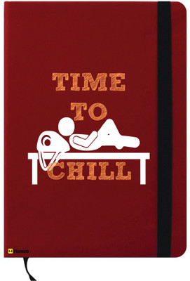 

Hamee A6 Note Book(A6 Notebook Instant Notes Time To Chill, Red)