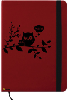 

Hamee A6 Note Book(A6 Notebook Instant Notes Hello Owl, Red)