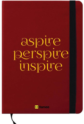 

Hamee A6 Note Book(A6 Notebook Instant Notes Aspire Perspire Inspire, Red)