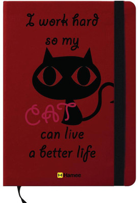

Hamee A6 Note Book(A6 Notebook Instant Notes Cat Life, Red)