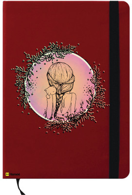 

Hamee A6 Note Book(A6 Notebook Instant Notes Cat Lady Love, Red)