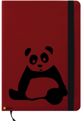Hamee A6 Note Book(A6 Notebook Instant Notes Amused Panda, Red)