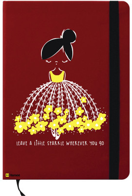 

Hamee A6 Note Book(A6 Notebook Instant Notes She Sparkles, Red)