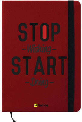 Hamee A6 Note Book(A6 Notebook Instant Notes Start Doing, Red)