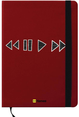 

Hamee A6 Note Book(A6 Notebook Instant Notes Play Pause, Red)