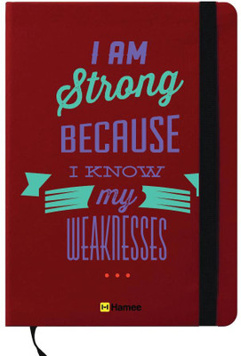 

Hamee A6 Note Book(A6 Notebook Instant Notes Know your Weaknesses, Red)