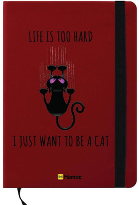 

Hamee A6 Note Book(A6 Notebook Instant Notes Lazy Cat, Red)