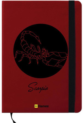 

Hamee A6 Note Book(A6 Notebook Instant Notes Zodiac Sign Scorpio, Red)