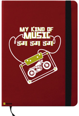 

Hamee A6 Note Book(A6 Notebook Instant Notes Music, Red)