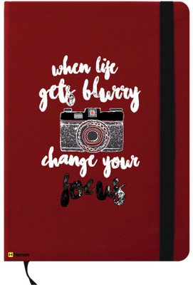 

Hamee A6 Note Book(A6 Notebook Instant Notes Focus, Red)