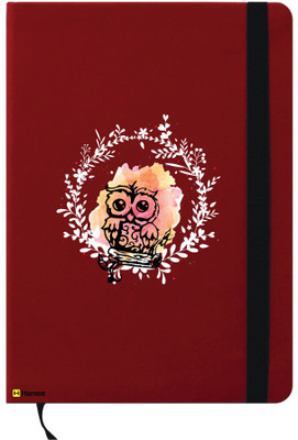 

Hamee A6 Note Book(A6 Notebook Instant Notes Cute Owl, Red)