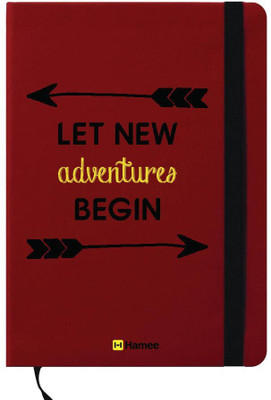 

Hamee A6 Note Book(A6 Notebook Instant Notes Let New Adventure Begin, Red)