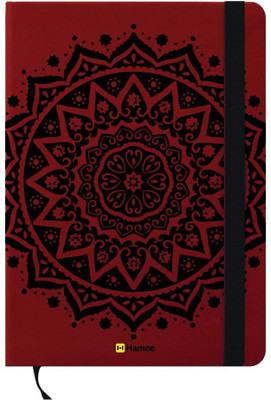 

Hamee A6 Note Book(A6 Notebook Instant Notes Mandala Pattern 1, Red)