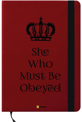 

Hamee A6 Note Book(A6 Notebook Instant Notes She Must be Obeyed, Red)