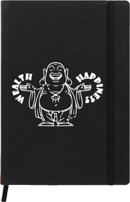 

Hamee A5 Notebook(A5 Notebook Designer Printed Leather Undated Planner, Black)