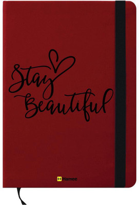 

Hamee A6 Note Book(A6 Notebook Instant Notes Stay Beautiful, Red)