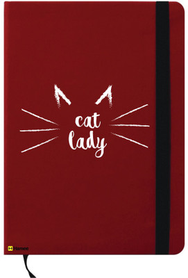 

Hamee A6 Note Book(A6 Notebook Instant Notes Cat Lady, Red)