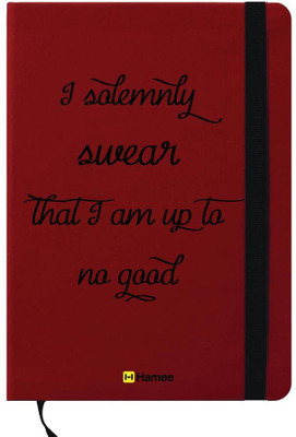 

Hamee A6 Note Book(A6 Notebook Instant Notes Upto No Good, Red)
