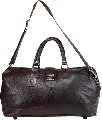 

Royal Leather Emporium F.R LUGGAGE Travel Duffel Bag(Brown)