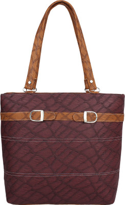 

AARAV FASHION Hand-held Bag(Maroon, Tan)