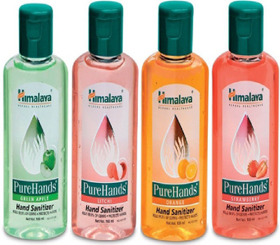 

Himalaya HIMALAYA HAND SANITIZER (PACK OF 4 FLAVOURE)(100 ml, Bottle, Pack of 4)