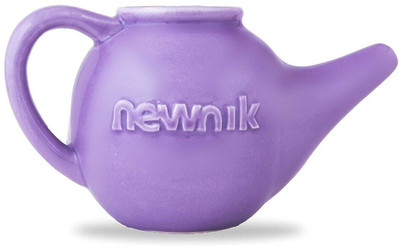 

Newnik Ceramic Purple Neti Pot(250 ml)