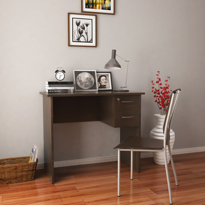 

HomeTown Simply Engineered Wood Study Table(Free Standing, Finish Color - Walnut)