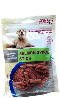 

Pets Empire O'Dog Salmon Spiral Sticks Treat (100 gms) Chicken Dog Chew(100, Pack of 1)