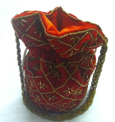

fashion Discovery Ethnic potli Bag Potli(Red)