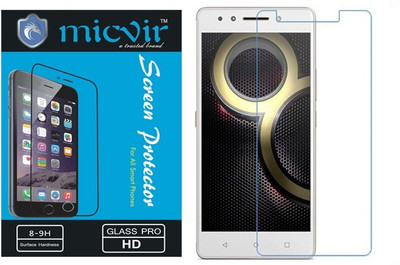 Micvir Tempered Glass Guard for Lenovo K8 Plus(Pack of 1)