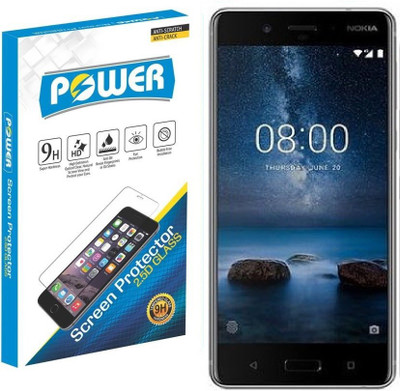 Power Tempered Glass Guard for Nokia 8(Pack of 1)