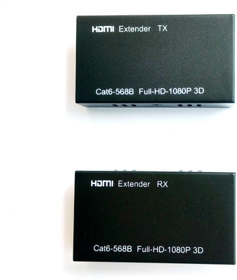 

Terabyte HDMI Extender Over Cat 5e/6 up to 60M Media Streaming Device(Black)