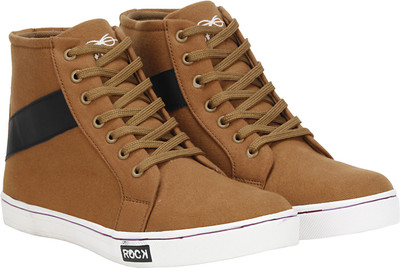 

Knot n Lace Target High Tops For Men(Tan, Black