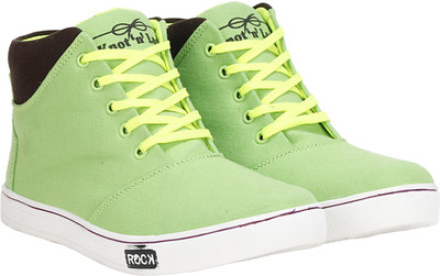 

Knot n Lace Target Sneakers For Men(Green, Brown