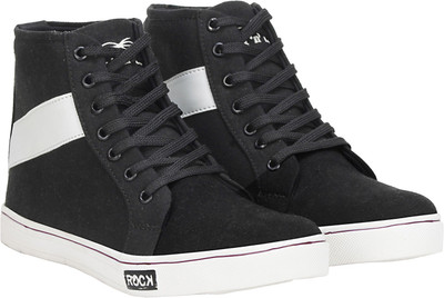 

Knot n Lace Target Sneakers For Men(Black, White
